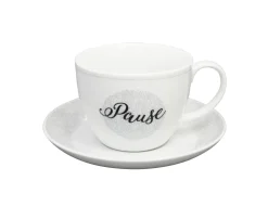 Krasilnikoff Tasse mit Untertasse Stardust Pause