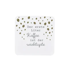 Krasilnikoff Untersetzer, Der erste Liter Kaffee