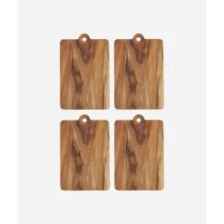 Nicolas Vahe Schneidebrett Butter 4er Set aus Akazienholz