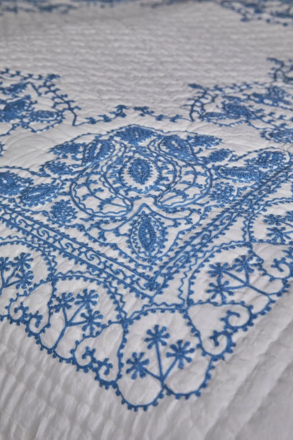 RICE Bauwolle Tagesdecke Baumwolldecke