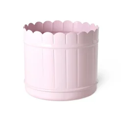 RICE Eisen Blumentopf Hellrosa