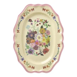 RICE Große Vintage Servierplatte Nathalie Lété