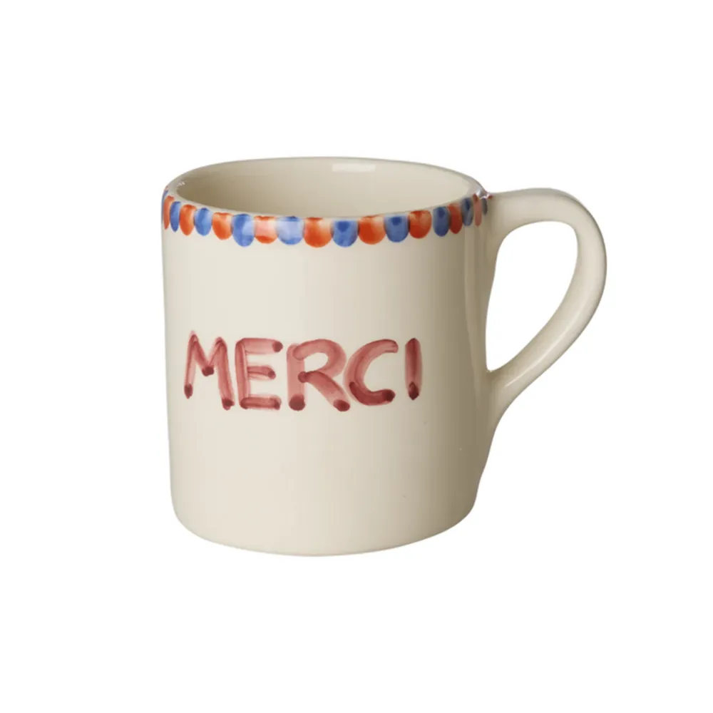 RICE Keramik Becher MERCI