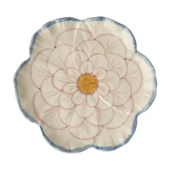 RICE Keramik Beilagenteller Blume