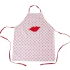 RICE Kinder Schürze Kiss Print aus Baumwolle