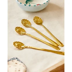 RICE Lattelöffel rostfreier Stahl 4er