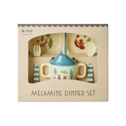 RICE Melamin Baby Geschirr-Set Happy Forest