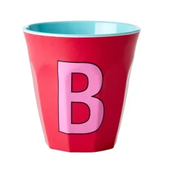RICE Melamin Becher Buchstaben