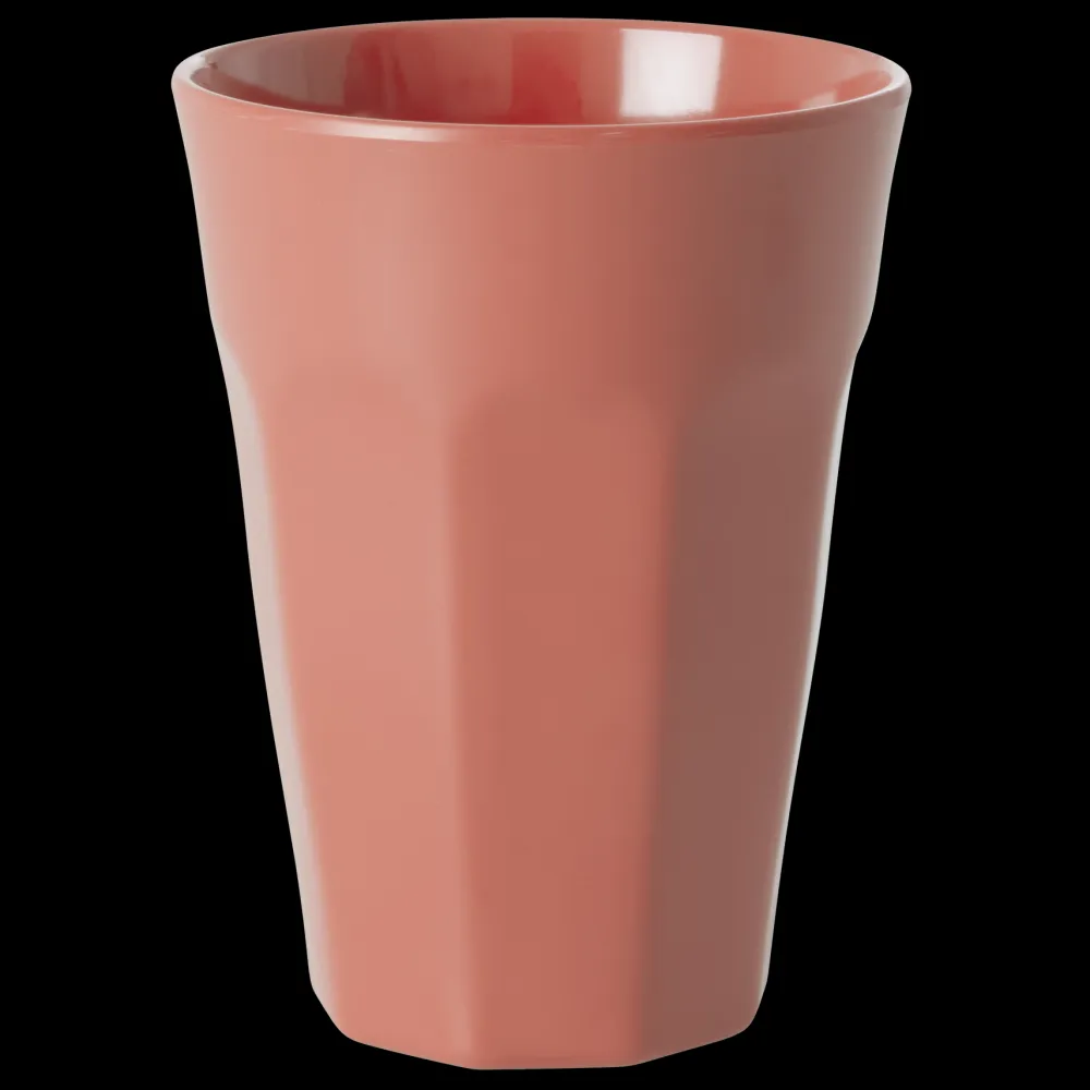 RICE Melamin Becher groß einfarbig