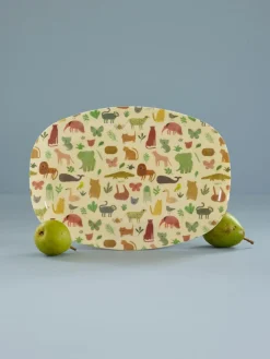 RICE Melamin Kinderteller Sweet Jungle Print