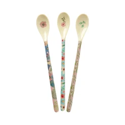 RICE Melamin Latte Löffel Flower Prints