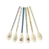 RICE Melamin Lattelöffel Show Your True Colors 6er-Set