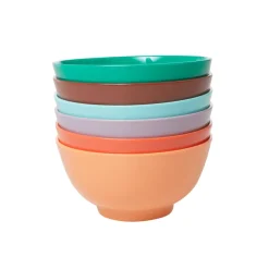 RICE Melamin Schüssel 6er Set Follow The Call of the Disco Ball