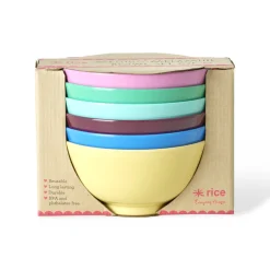 RICE Melamin Schüssel Show Your True Colors 6er-Set