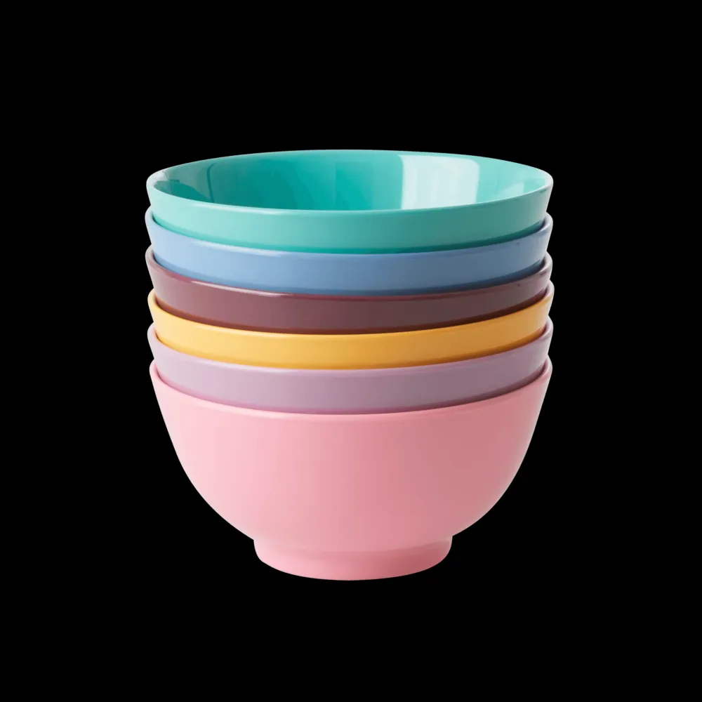 RICE Melamin Schüsseln 6er Set Dance Out