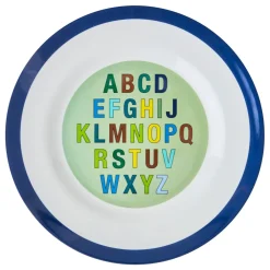 RICE Melamin Speiseteller Aphabet