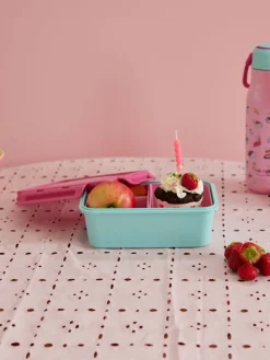 RICE Plastik Lunchbox mit 3 Fächern
