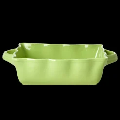 RICE Rechteckige Auflaufform aus Steingut