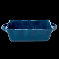 RICE Rechteckige Auflaufform aus Steingut