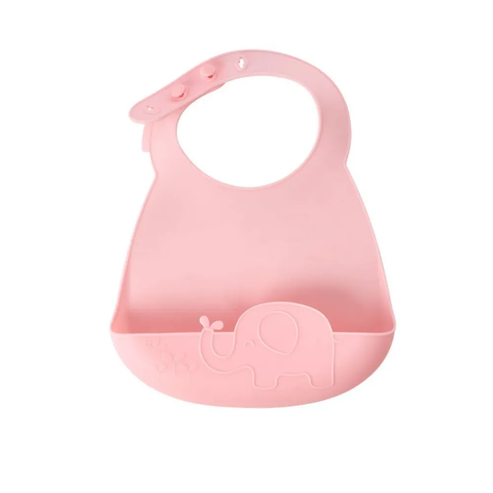 Kinder RICE Silikon Lätzchen mit Auffangschale