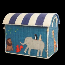 Kinder RICE Spielzeugkörbe Aufbewahrung Zootiere 3er Set