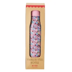 RICE Thermosflasche Fall Floral aus rostfreiem Stahl