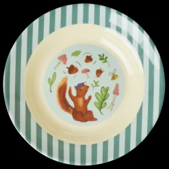 RICE Tiefer Kinderteller Happy Forest