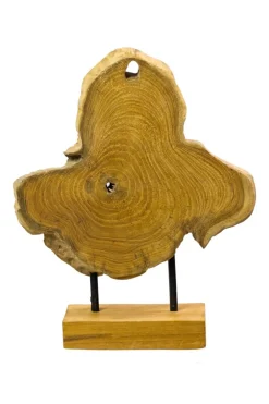 skandeko Unikat-Dekoscheibe WOOD, auf Ständer