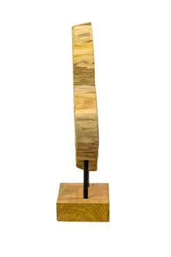 skandeko Unikat-Dekoscheibe WOOD, auf Ständer